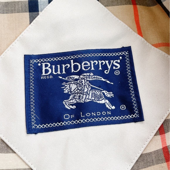 Burberry London Beige Trench Coat with Nova Check Lining Womens Size 12 - Picture 11 of 16